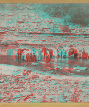 O. D. Hammond and a Bible class from Pres. church, Cuba, N.Y., Rushford Gorge. [1858?]-1891