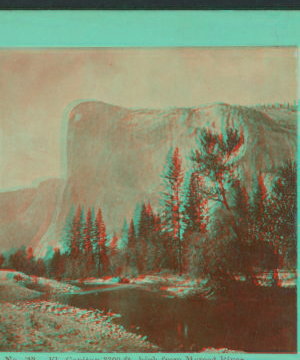 El Capitan, 3300 ft. from the Merced River. 1870?-1885?