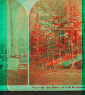 View in the park at Old Orchard Beach, Saco, Maine. 1869?-1880?