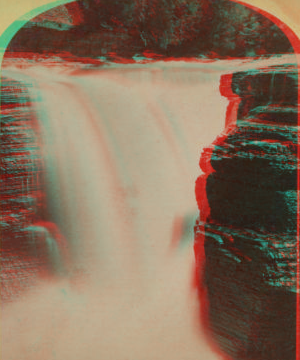 Near view of Sherman Fall. 1870?-1880?