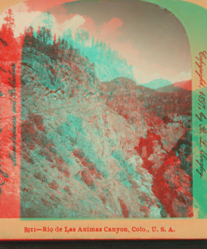 Rio de Las Animas Canyon, Colorado, U.S.A. c1897 1870?-1898