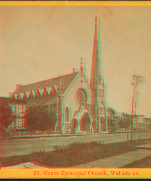 Grace Episcopal Church, Wabash Avenue. 1865?-1895?