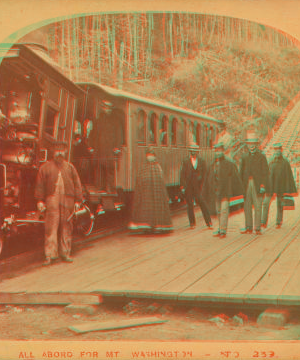 All aboard for Mt. Washington. 1860?-1903? [ca. 1875]