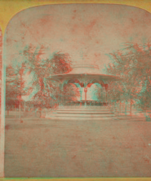 The music pavilion, Central Park. 1860?-1905?