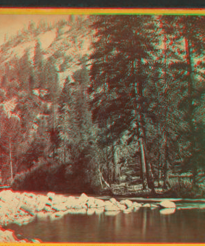 At the Foot of the Trail,  Yo Semite Valley. ca. 1870