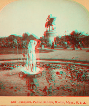 Fountain, Public Garden, Boston, Mass., U.S.A. 1865?-1890?