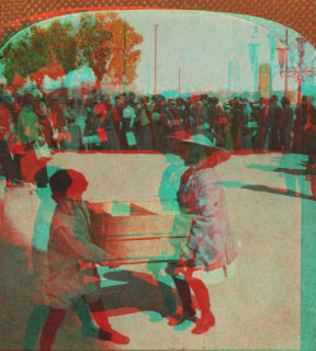 St. Mary's Cathedral bread line, where the little tots were not forgotten, San Francisco. 1906