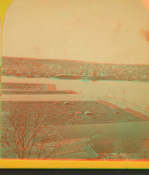 View of the St. Croix river at Stillwater. 1868?-1885?