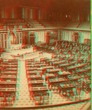 Hall of the House of Representatives. [1873-1881] 1859?-1905?