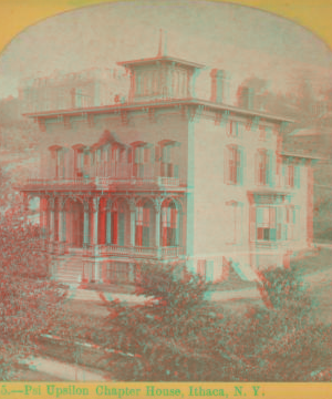 Psi Upsilon Chapter House, Ithaca, N.Y. [1860?-1885?]