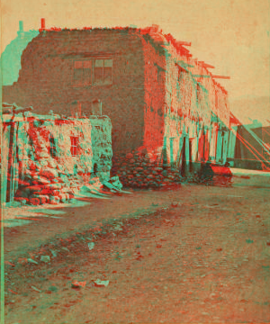 [The oldest house in Santa Fe.] 1870?-1885?