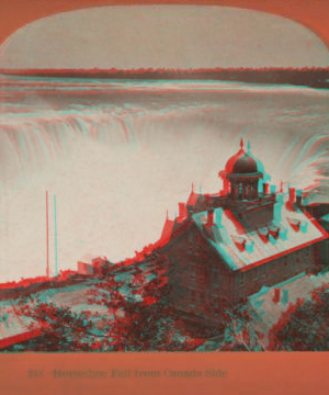 Horseshoe Fall from Canada side. 1869?-1880?