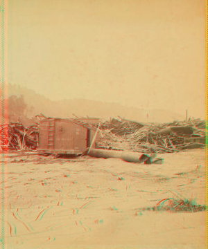 Ruins of Cambria Steel Works, Johnstown, Pa. 1889