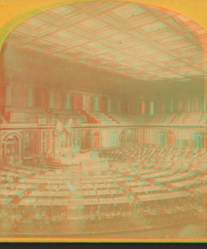 Chamber House of Representatives. [ca. 1865] 1865?-1885?