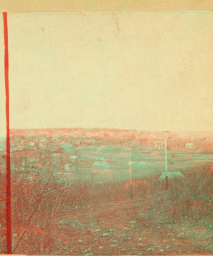 View of Blendville from top of hill. 1865?-1880? [ca. 1890]