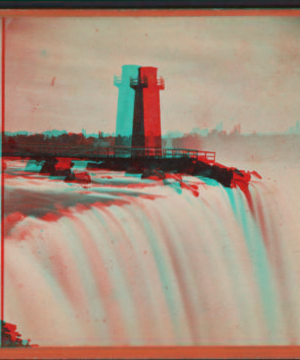 [View of Terrapin Tower and falls.] [1860?-1885?]