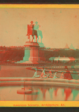 Equestrian statue of Washington, by Ball. 1865?-1890?