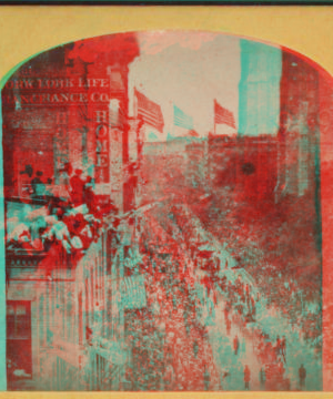 Japanese Procession through Broadway. June 1860 1859-1899