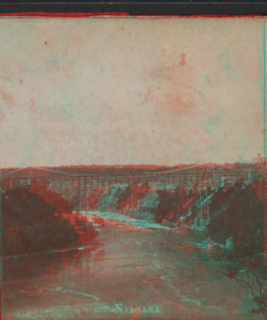 [Cantilever?] bridge, Niagara. [1860?-1885?]