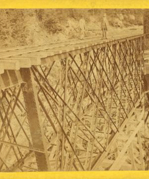 P. & O.R.R. Bridge, at Fabyan's. 1870?-1889?