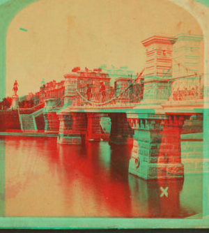 The bridge, (near view) Public Garden. 1865?-1890?