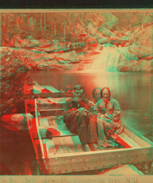 Arctic Philosopher and Wife in the Pool, Franconia Mts., N.H. [ca. 1870] 1858?-1890?