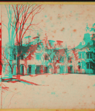 Sunny Side, The Home of Washington Irving. [Winter.] [1860?-1875?]