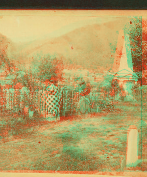 View of Shamokin Cemetery. 1860?-1900?