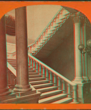 Grand Staircase to Senate Chambers. 1860-1880 1860?-1880?