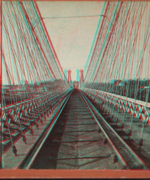 Niagara. [View down the railroad tracks, Suspension Bridge.] 1860?-1905