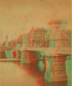 The bridge, Public Garden (near view). 1865?-1890?