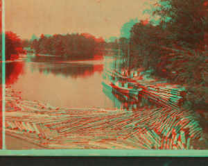 Scene on the Saco, Buxton, Me. 1870?-1875?