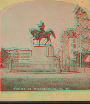 Statue of Washington, N.Y. 1870?-1885?