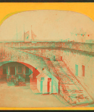 Fort, Inside view. St. Augustine. 1868?-1890?