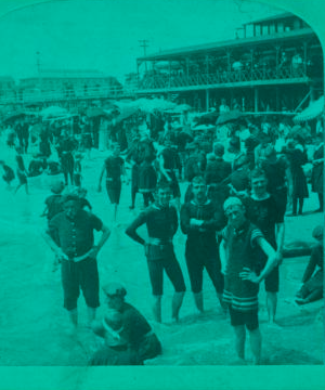 We Love to Bathe in the Ocean Wave, Atlantic City, New Jersey, U. S. A. [1875?-1905?] 1891