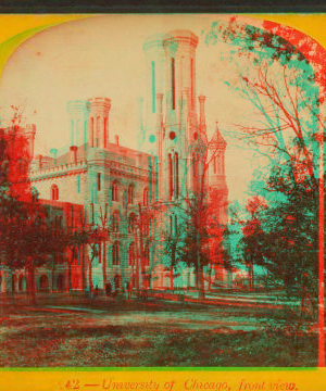 University of Chicago, front view. 1865?-1890?