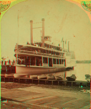 [Steamer, City of St. Louis, on the lake.] 1870?-1890?