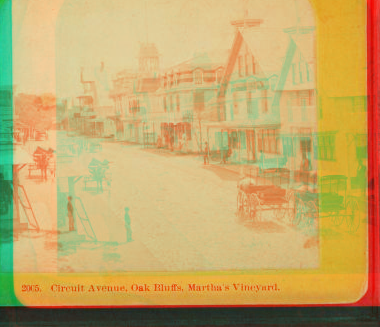 Circuit Avenue, Oak Bluffs, Martha's Vineyard. 1865?-1880?