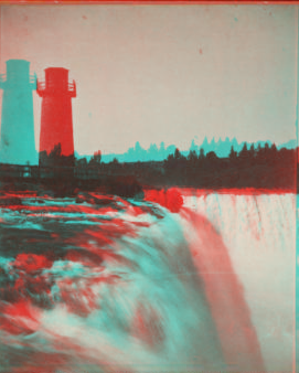 Niagara - The  Horse-Shoe Fall and Terrapin Tower, from Goat Island. [1863?-1880?]