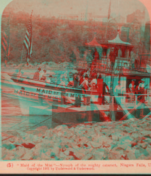 "Maid of the Mist" - nymph of the mighty cataract, Niagara Falls, U.S.A. 1902 c1901