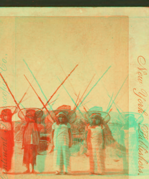 Indians going for hay in Arizona. ca. 1890 1875?-1885?