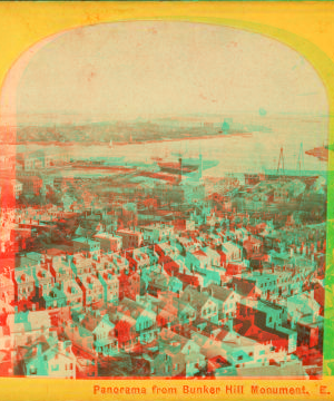 Panorama from Bunker Hill monument, E. 1862?-1885?