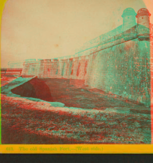 The Old Spanish Fort, (West side). [ca. 1870] 1868?-1890?