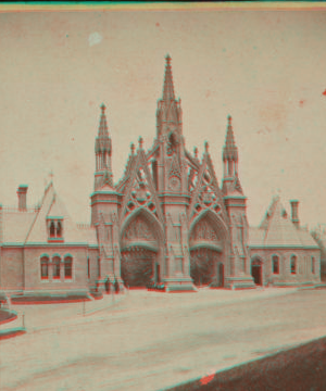 Entrance to Greenwood Cemetery, Brooklyn, N.Y. [1860?-1885?] 1873-1881