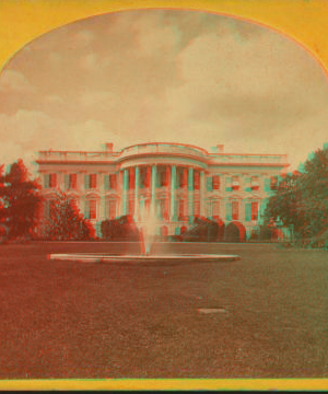 [View of the White House.] 1870-1899 1870?-1899?