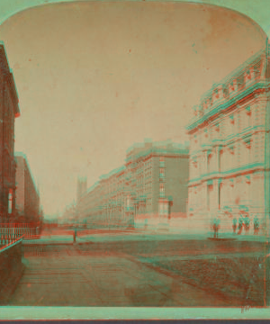 34th Street looking west from 5th Ave. 1870?-1890?