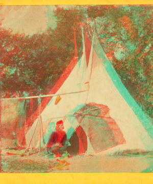 Omaha Indian tent. 1865?-1902