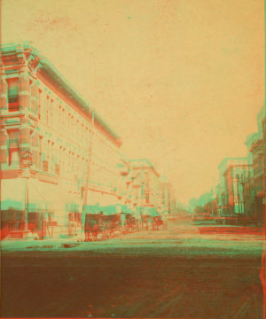 [General view of a commercial street.] 1869?-1910?