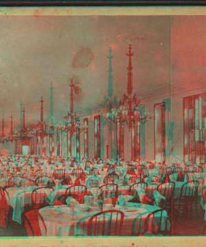 United States Hotel Dining Room. [1870?-1879?]