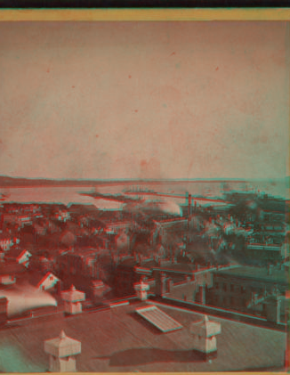 View from Depot Tower, south. 1863?-1887? 1869-1881